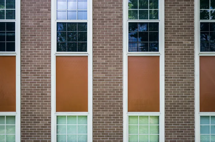 Building with cladded exterior