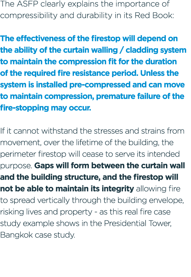 The ASFP clearly explains the importance of compressibility and durability in its Red Book: The effectiveness of the ...