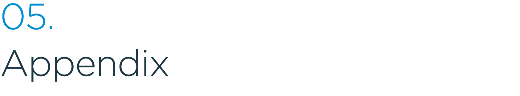 05. Appendix 
