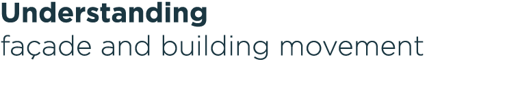 Understanding fa ade and building movement