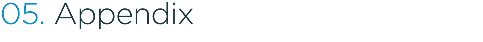05. Appendix 