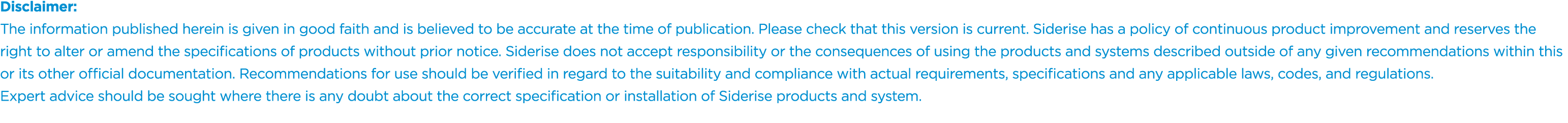 Disclaimer: The information published herein is given in good faith and is believed to be accurate at the time of pub...