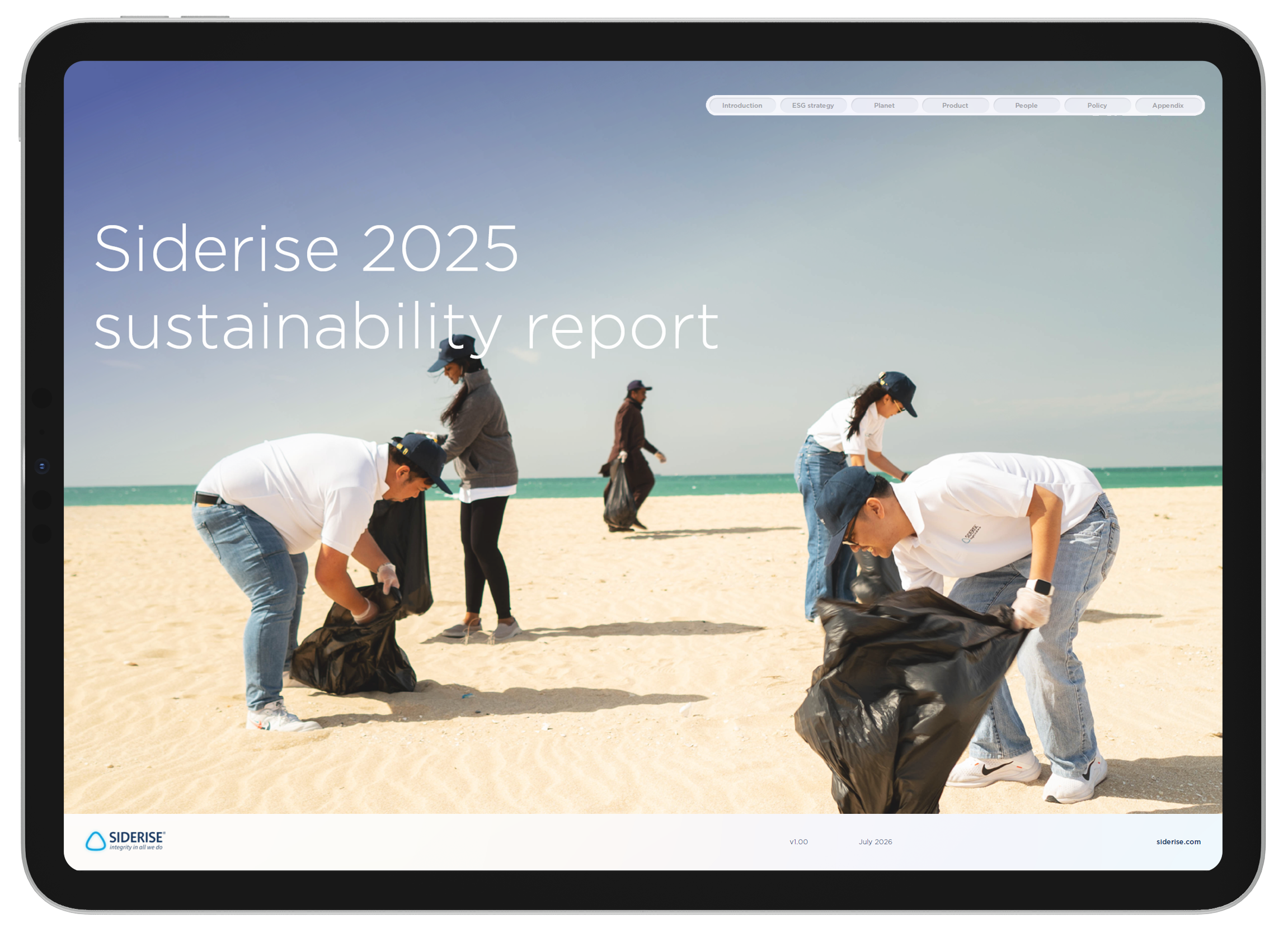 Sustainability report news release 2025