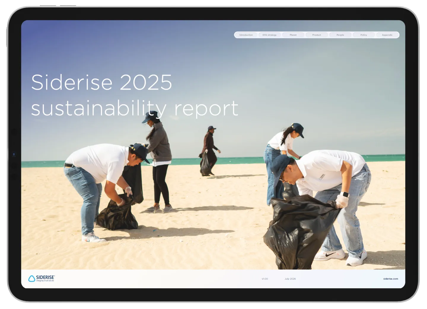 Sustainability report news release 2025